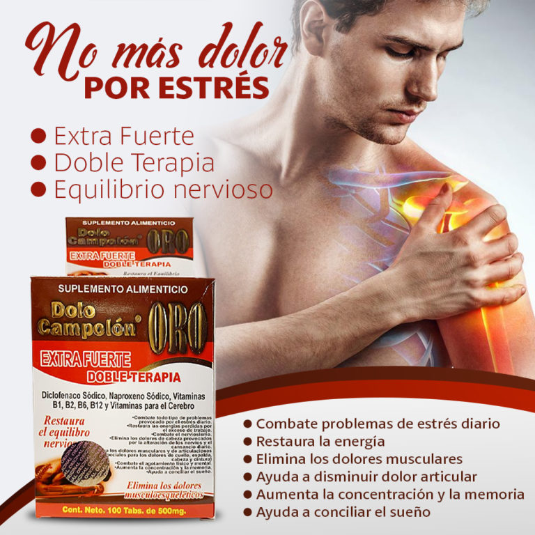 Dolo Campolón Oro Extra Fuerte Doble Terapia Fanamex