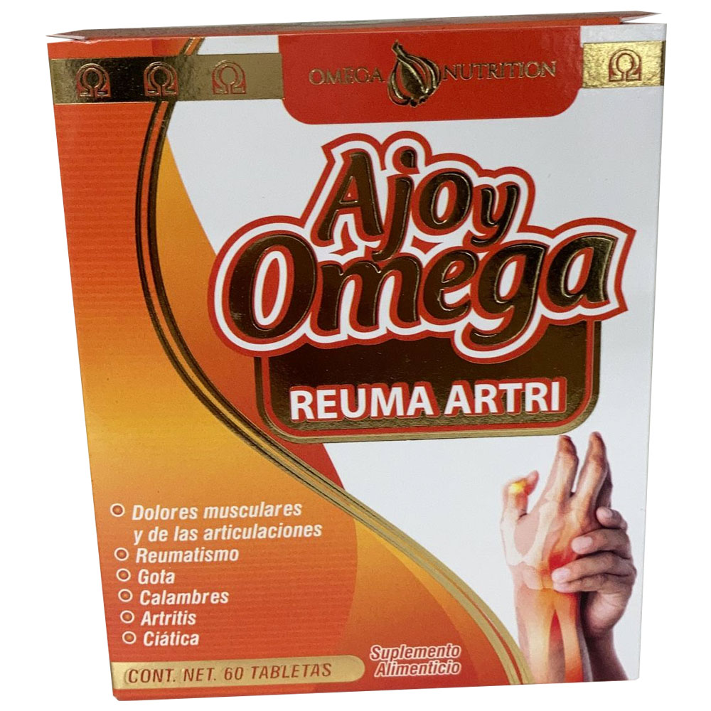 Ajo y Omega Reuma Arti Tabletas Fanamex